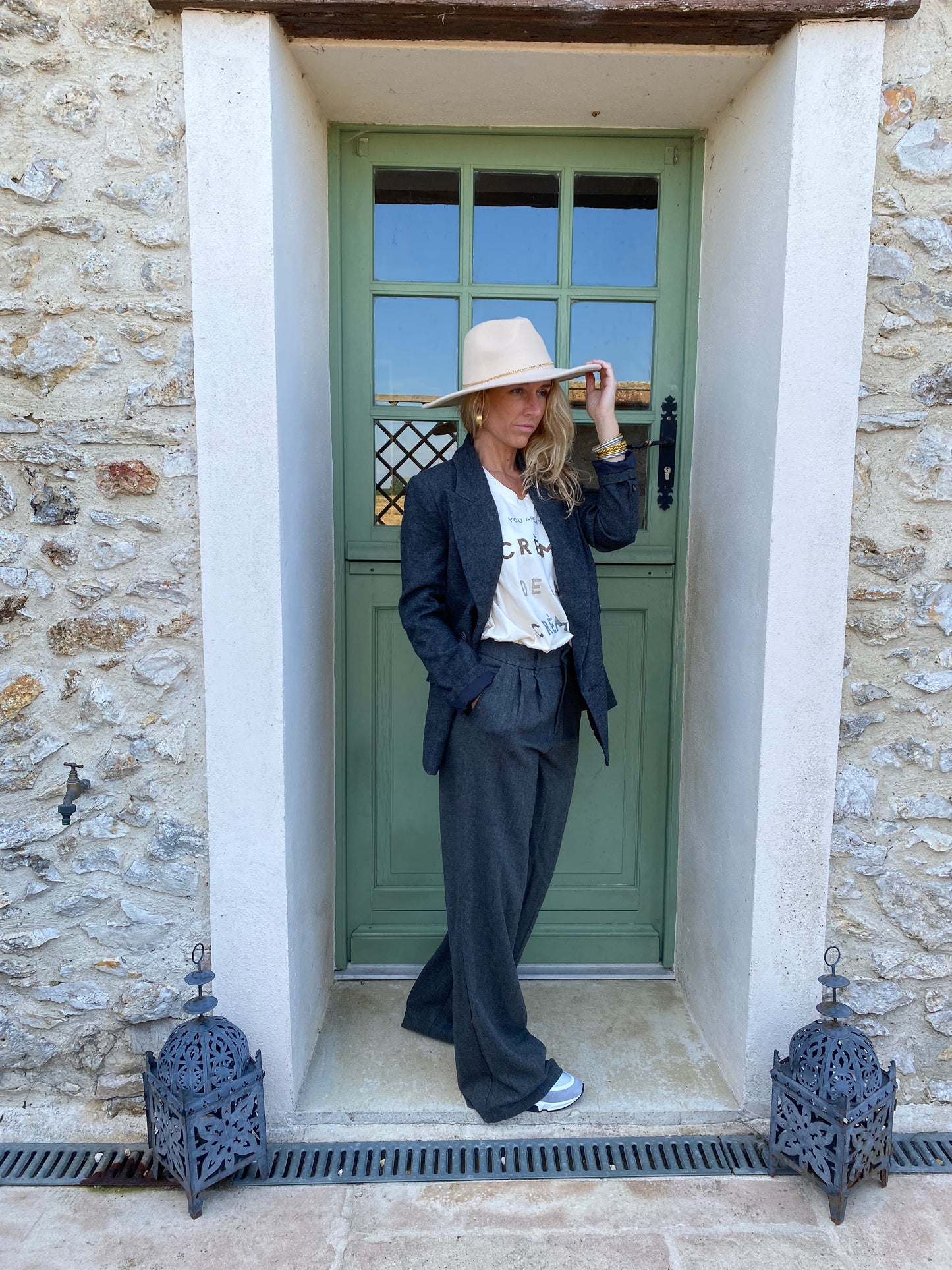 Pantalon à pince