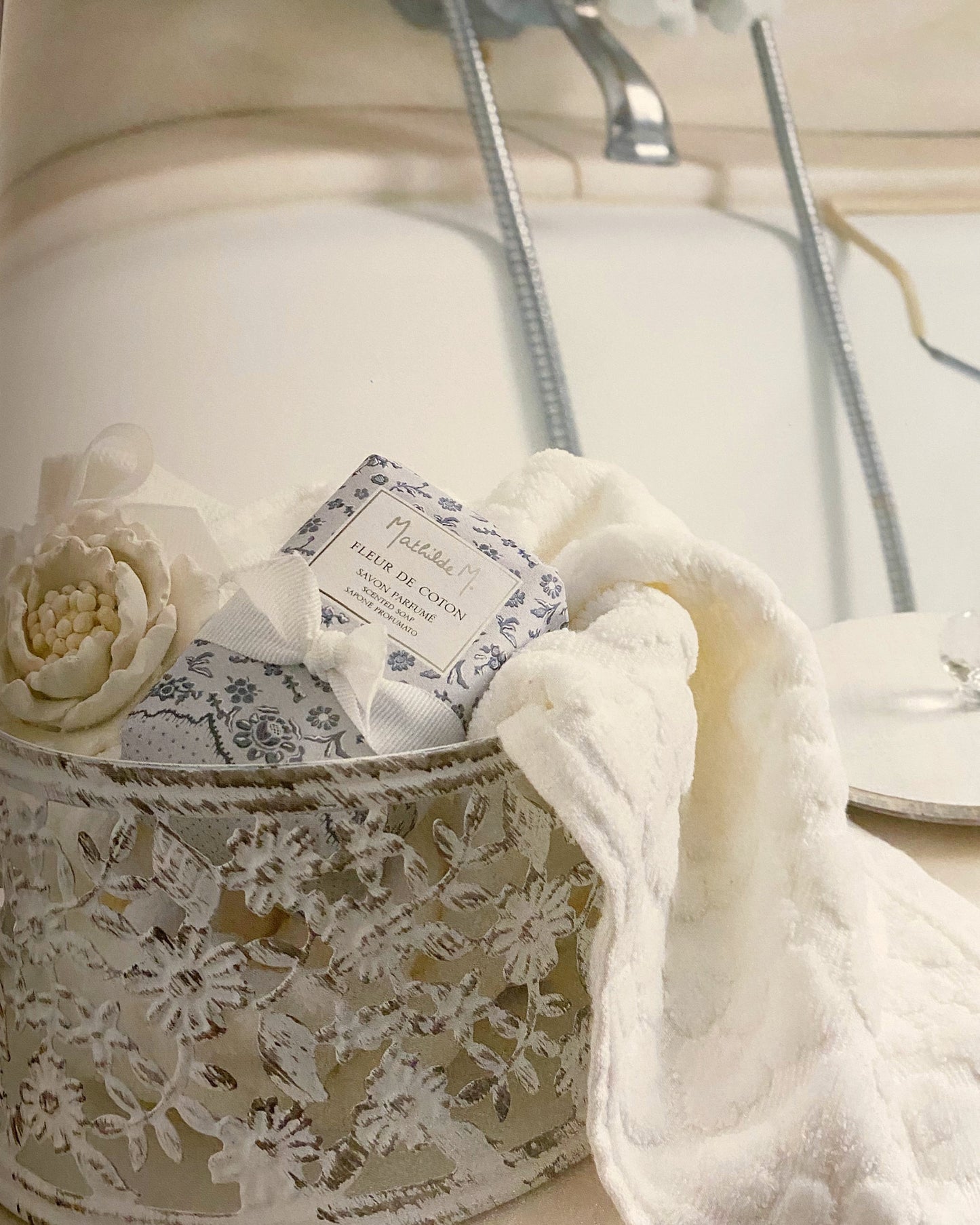Coffret l'art du bain parfumé voile de parfum