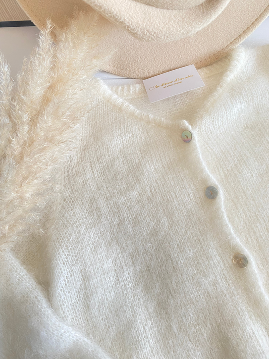 Gilet Constance Écru