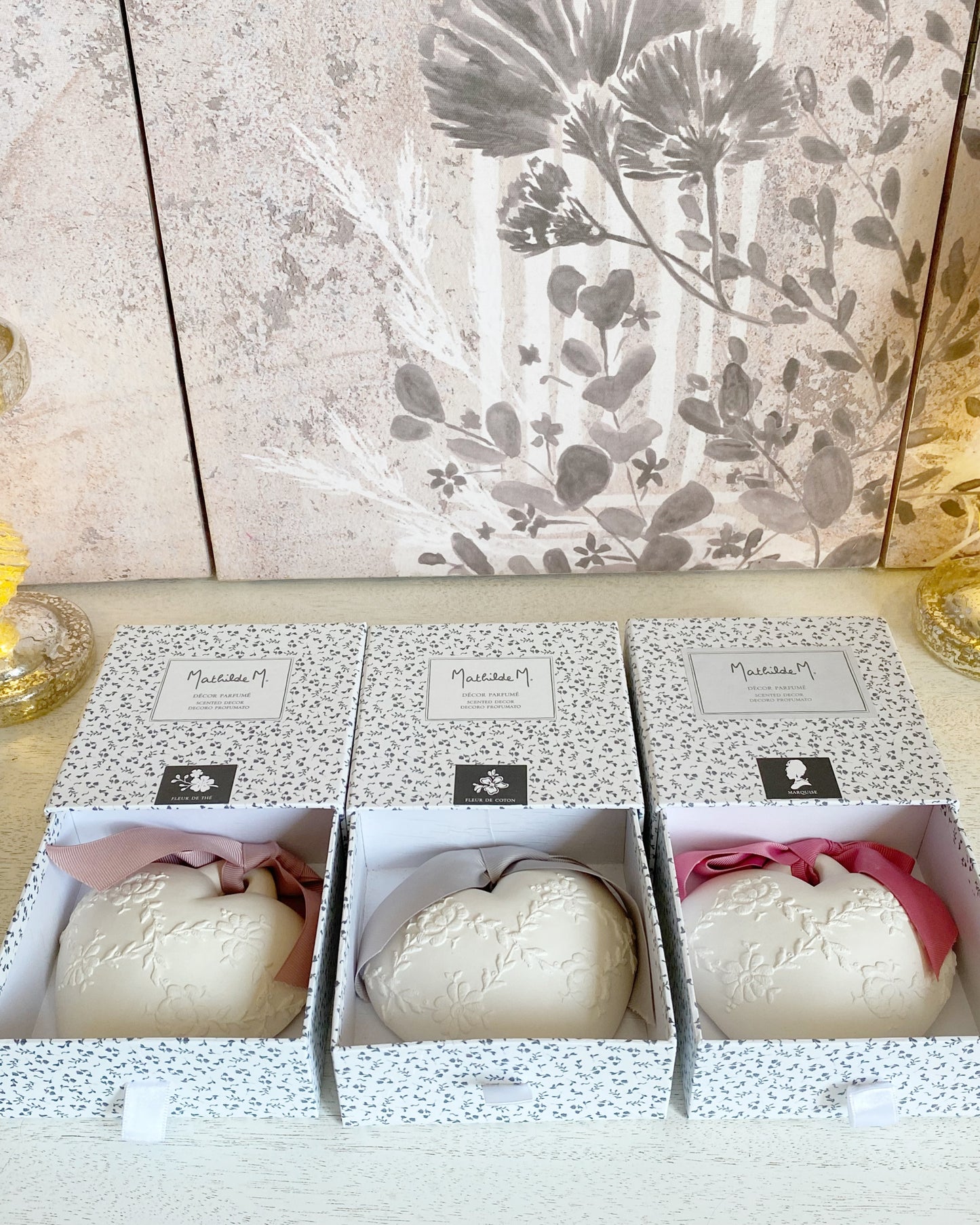 Grand Coeur Brodé Parfumé