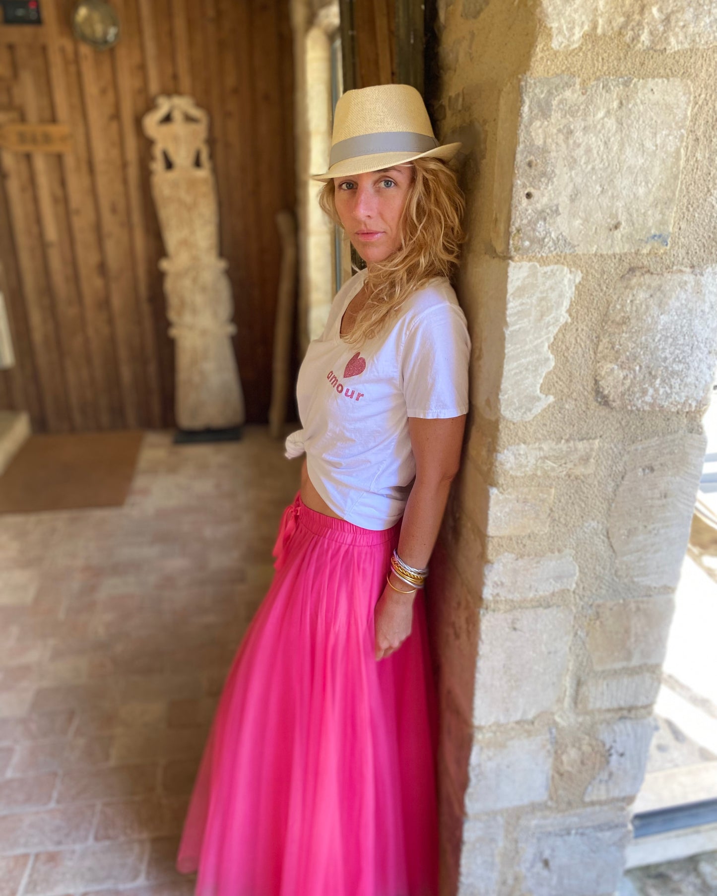 Jupe Tulle Rose