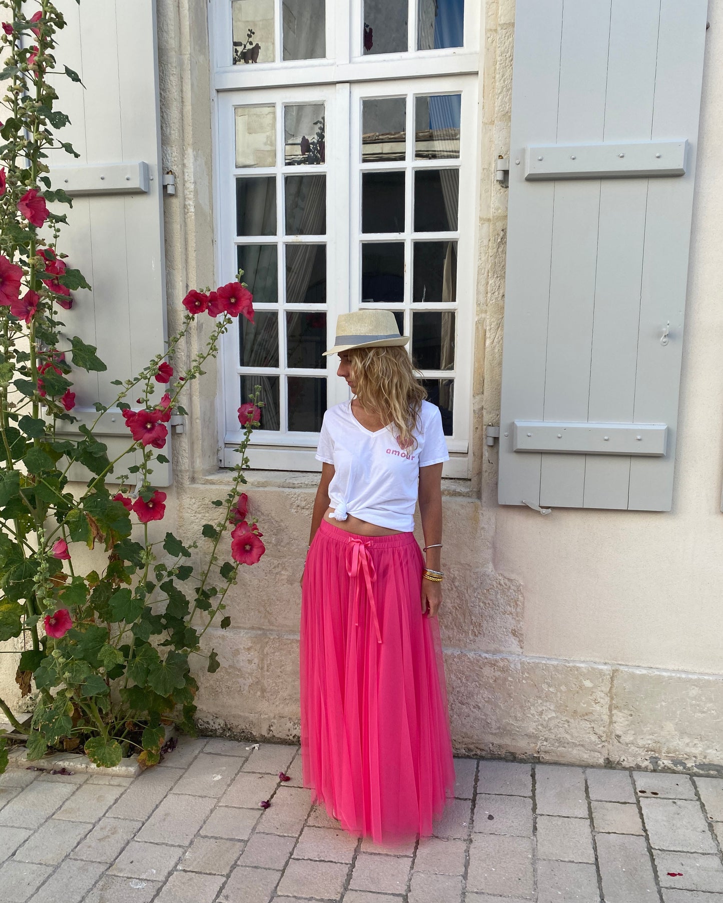 Jupe Tulle Rose