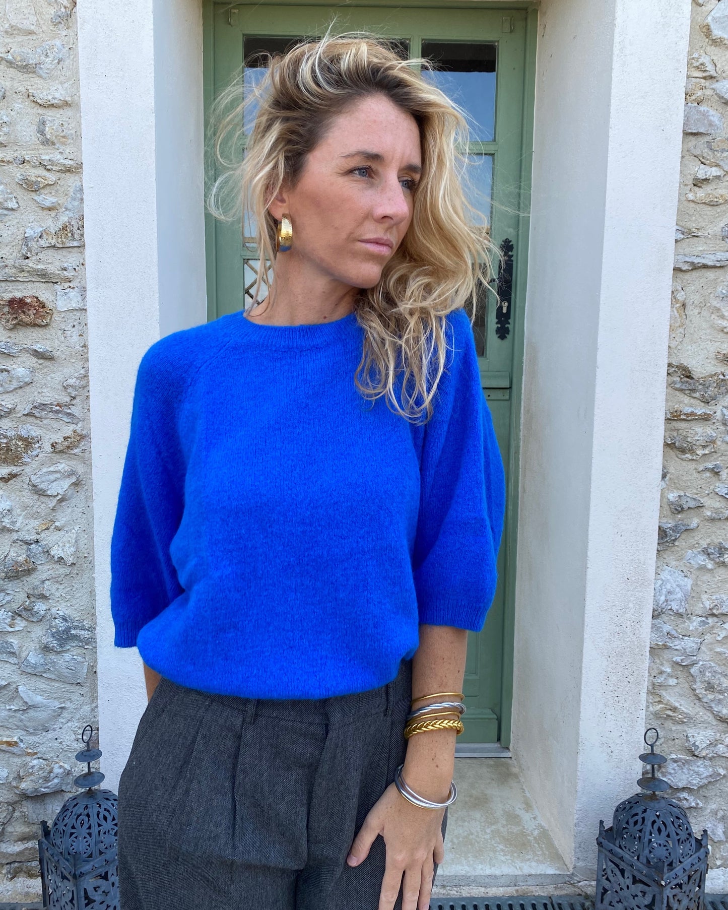 Pull Léna Bleu