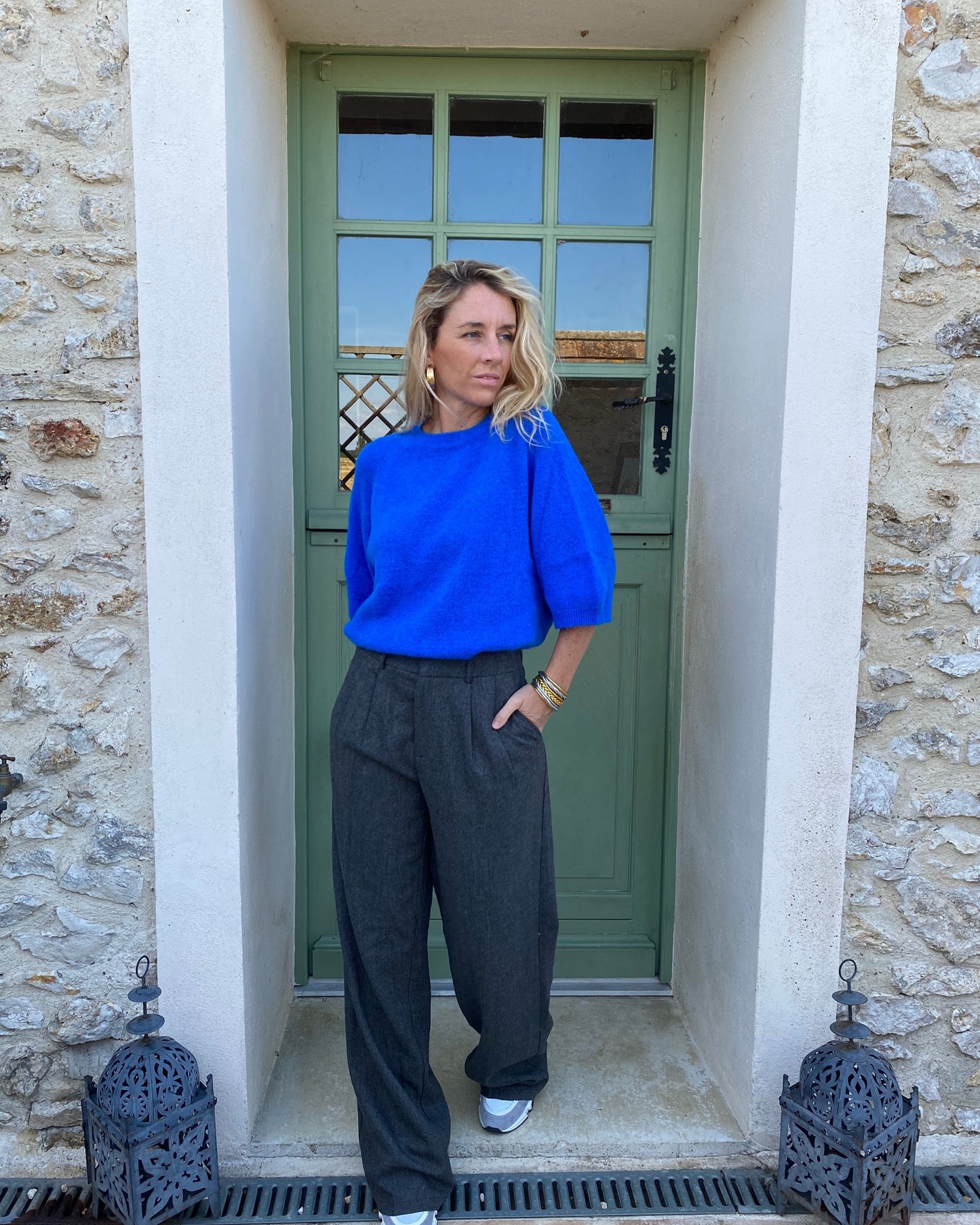 Pull Léna Bleu