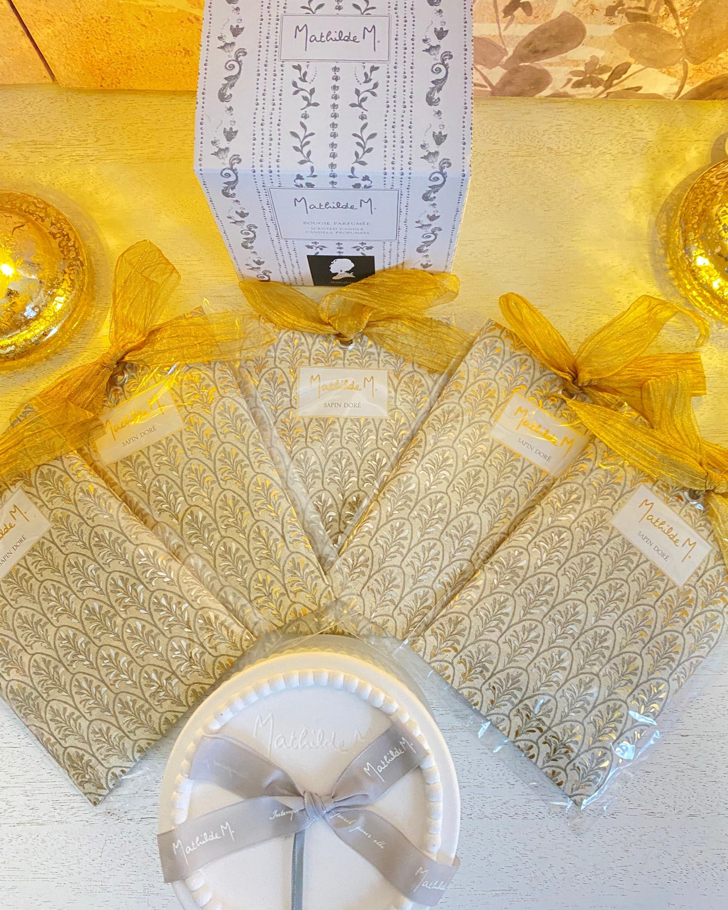 Sachet Parfumé Sapin Doré