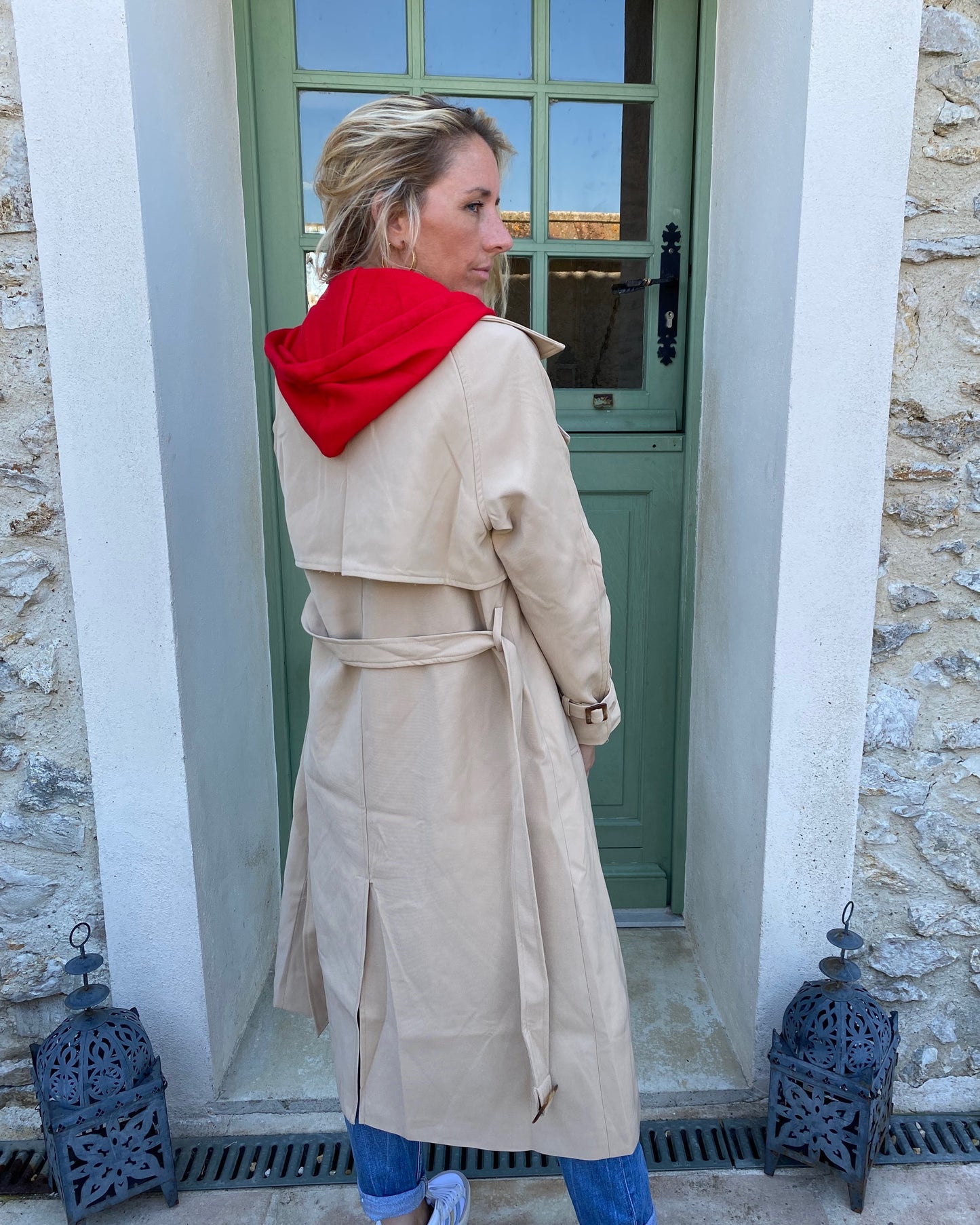 Trench Coat Long Beige