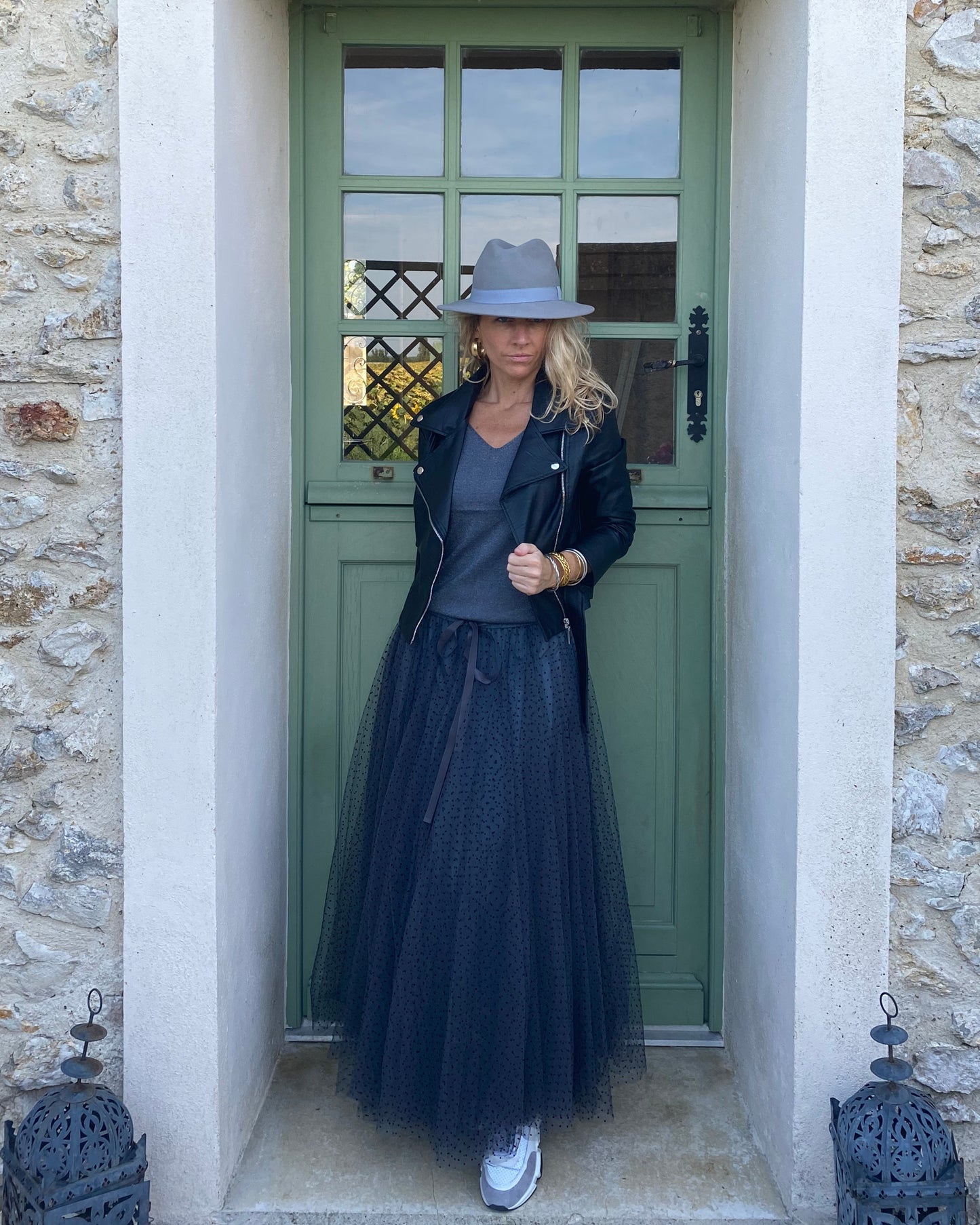 Jupe Tulle Grise