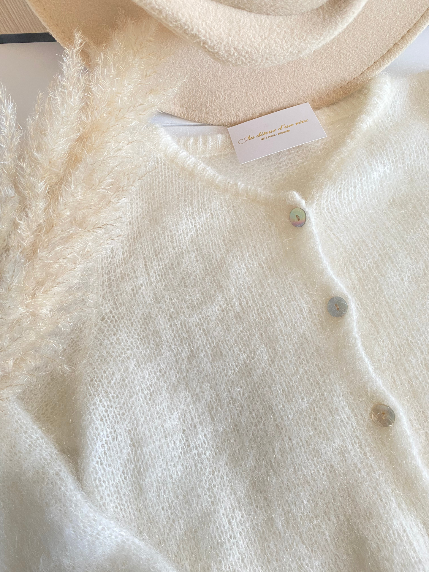 Gilet Constance Écru