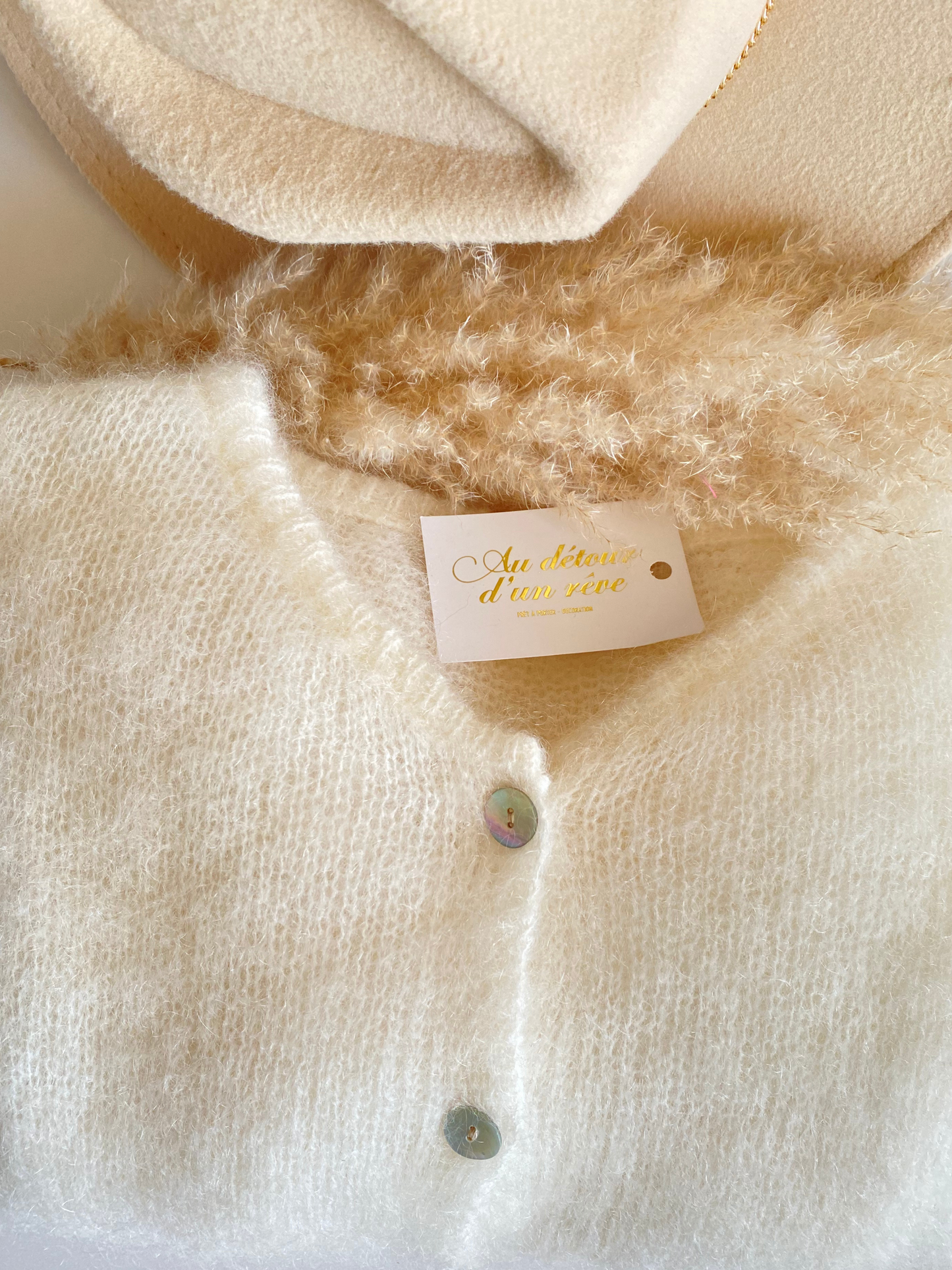 Gilet Constance Écru