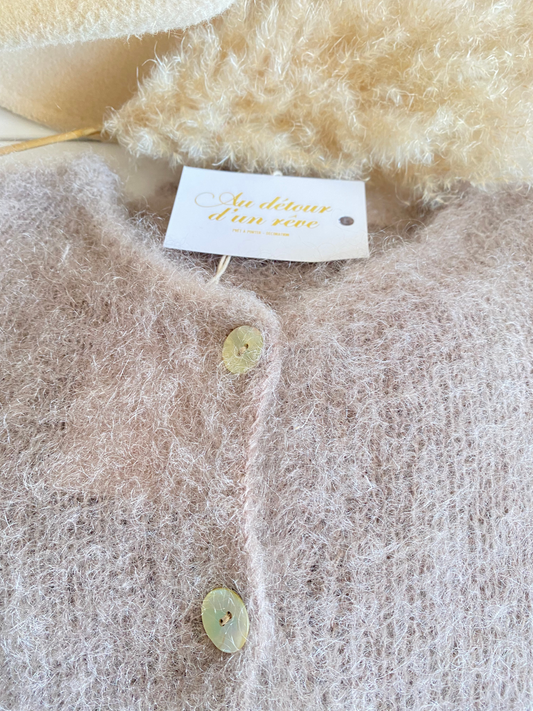 Gilet Constance Taupe