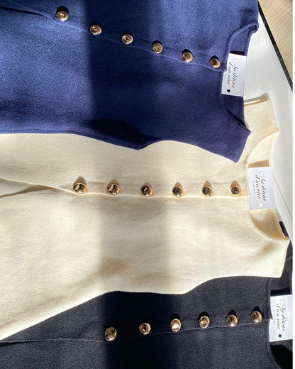 Gilet Inès Écru