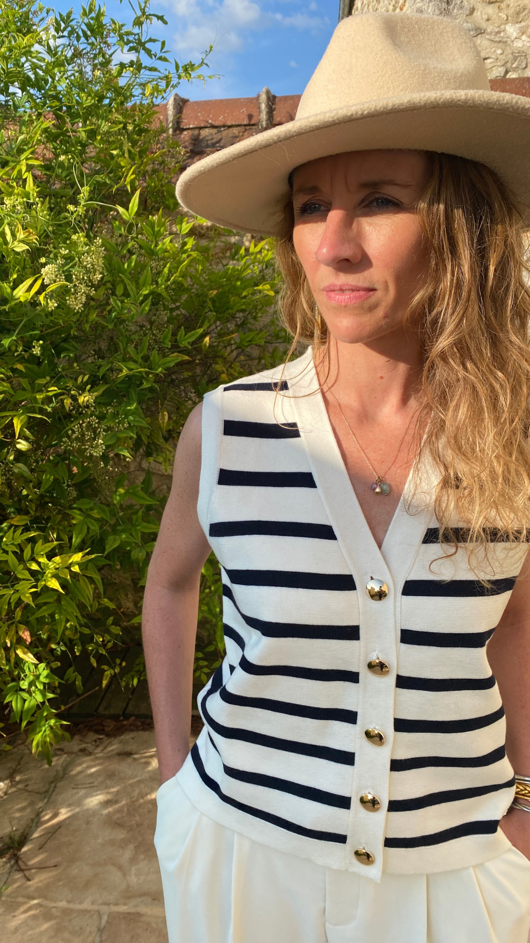 Gilet Marin sans manches