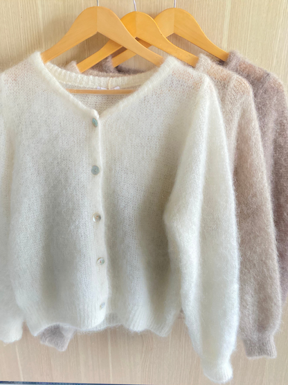 Gilet Constance Écru