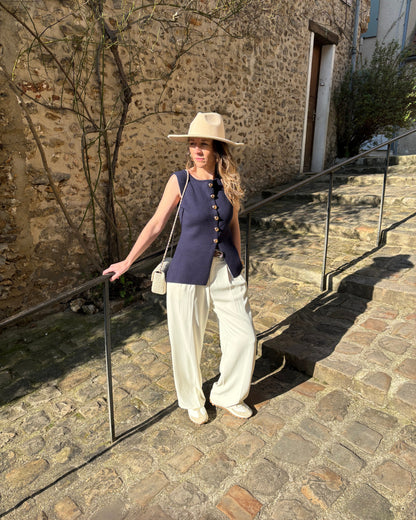 Gilet Inès Bleu Marine