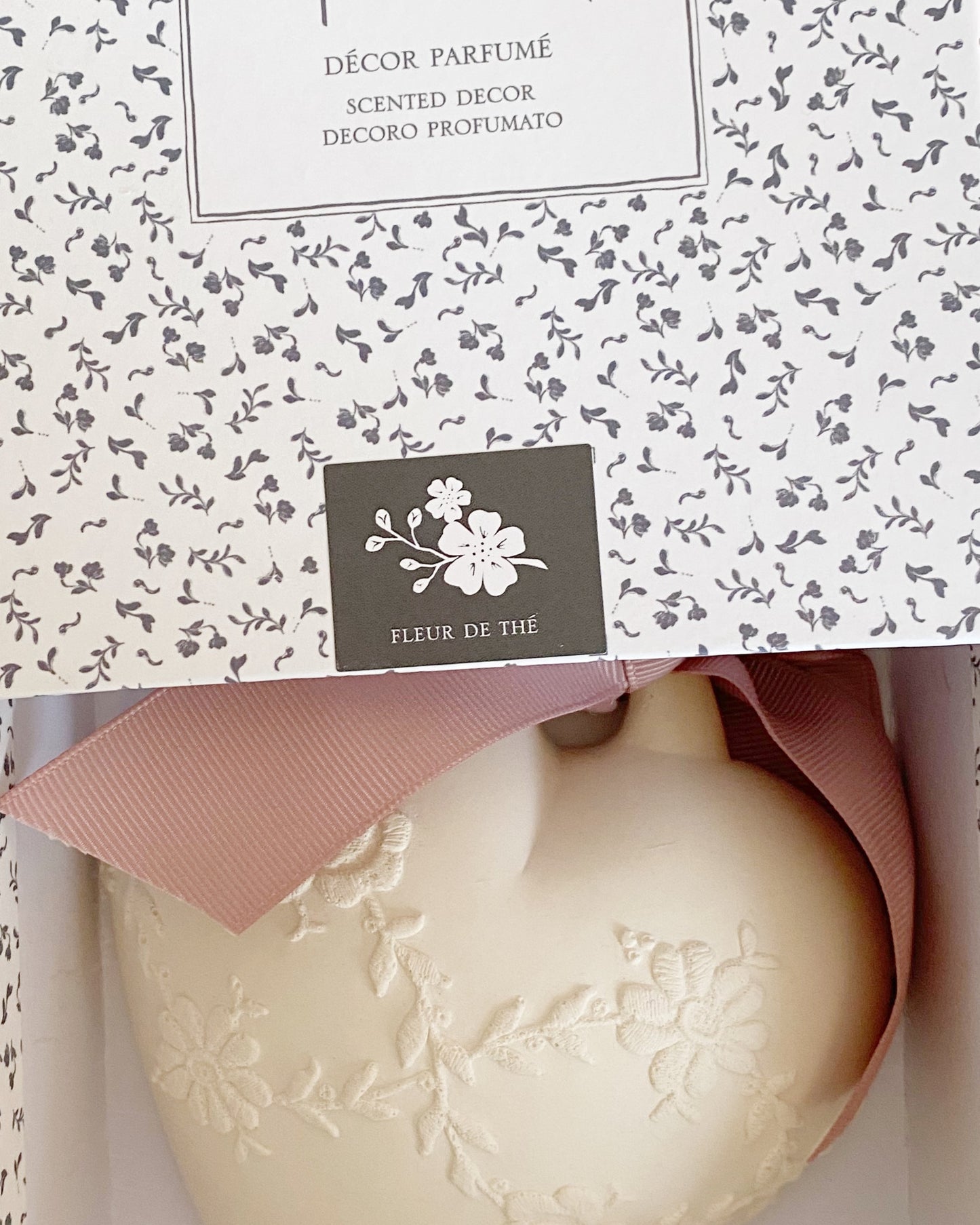 Grand Coeur Brodé Parfumé