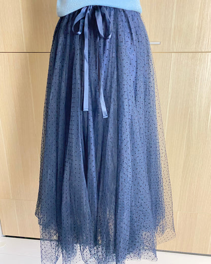 Jupe Tulle Bleu Marine