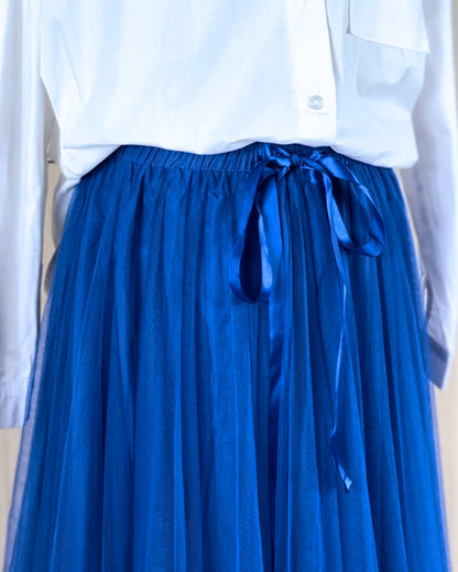 Jupe Tulle Bleu Roi