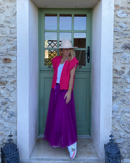 Jupe Tulle Violette