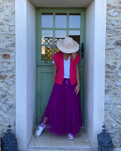 Jupe Tulle Violette