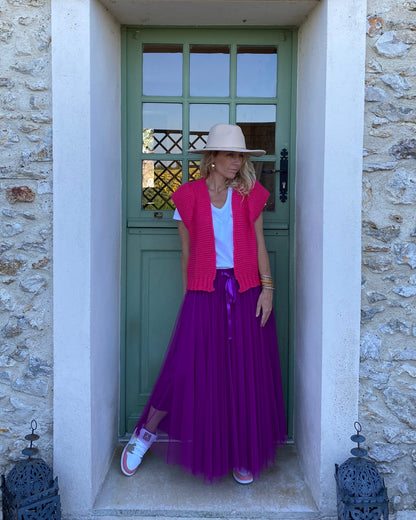Jupe Tulle Violette