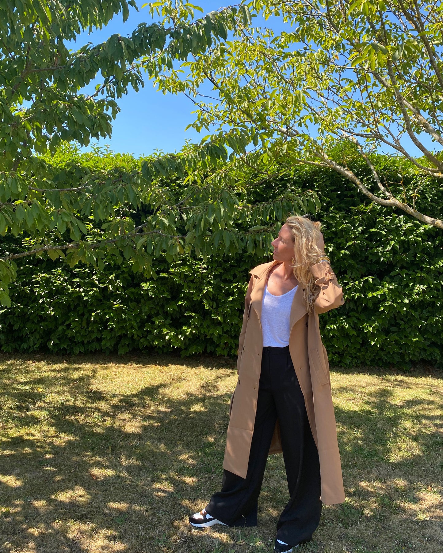 Trench Coat Long Camel