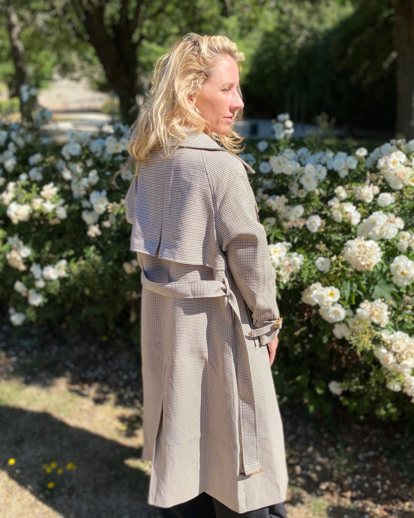 Trench Coat Pied de Poule