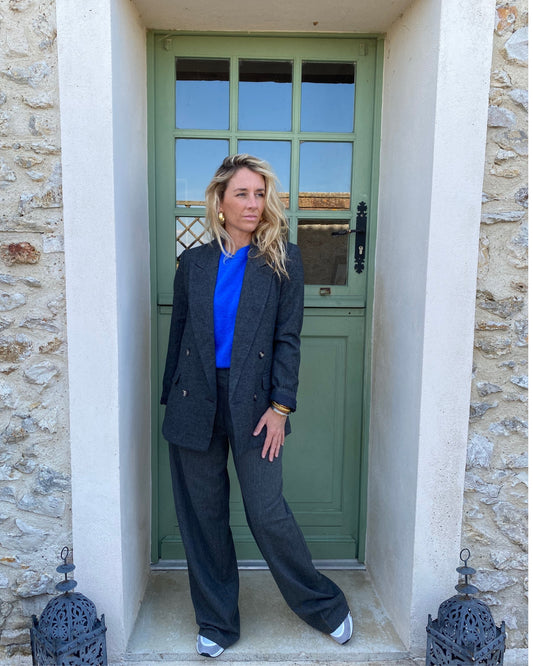 Pantalon à pince
