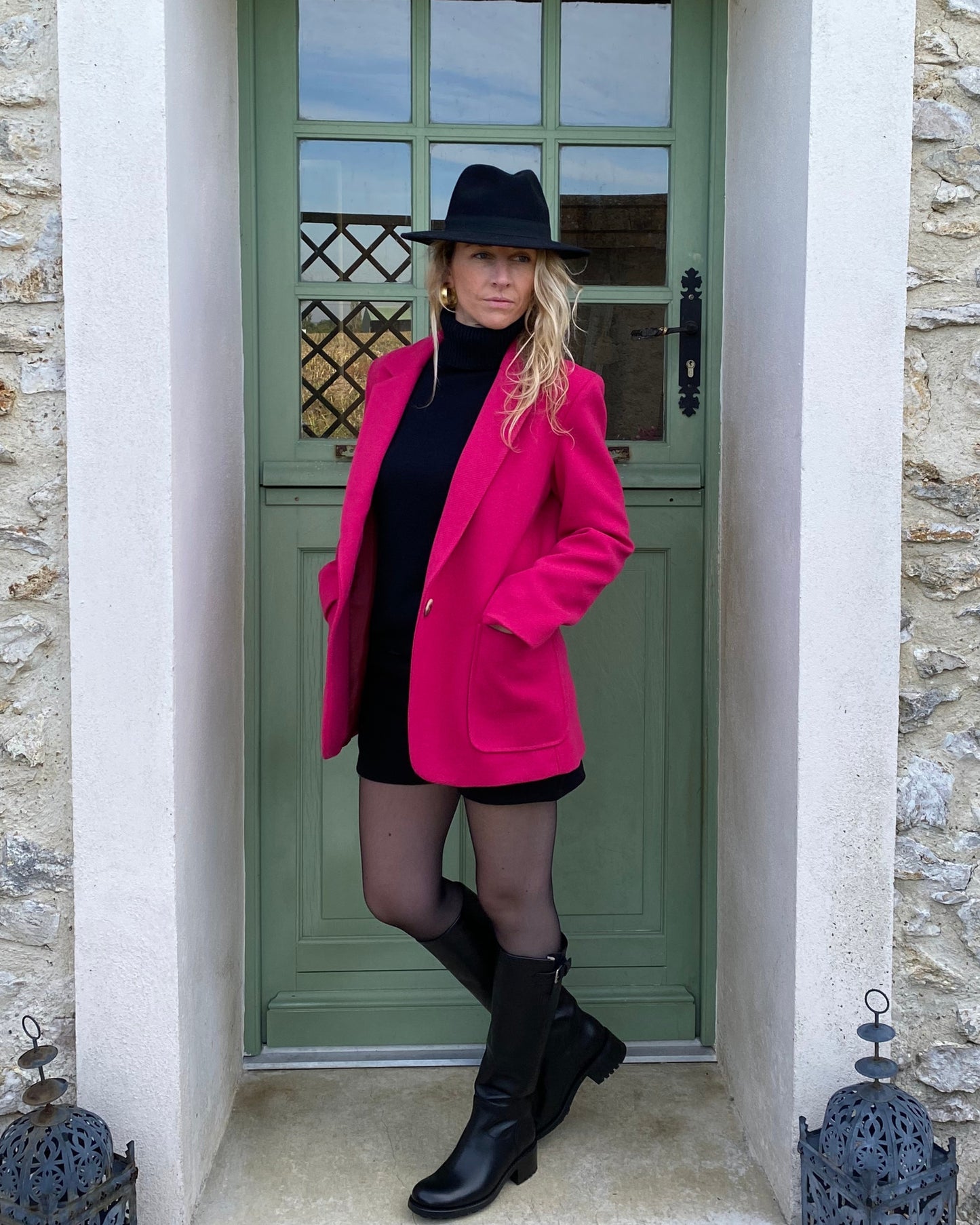 Veste Fushia Laine