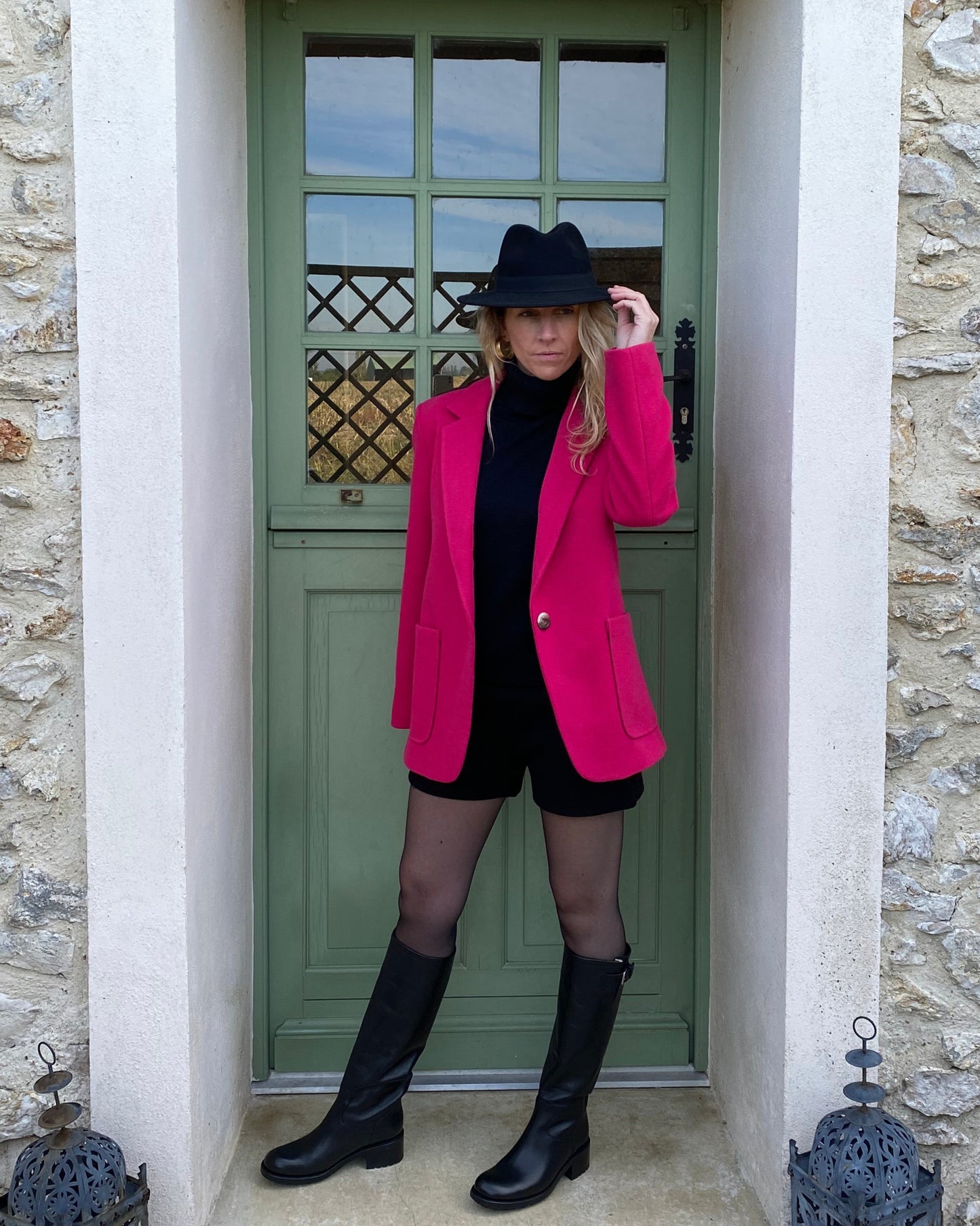 Veste Fushia Laine