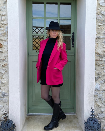 Veste Fushia Laine