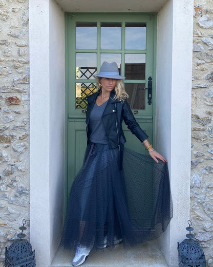 Jupe Tulle Grise