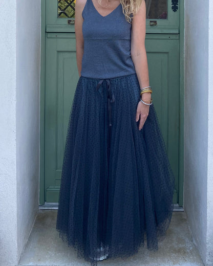 Jupe Tulle Grise